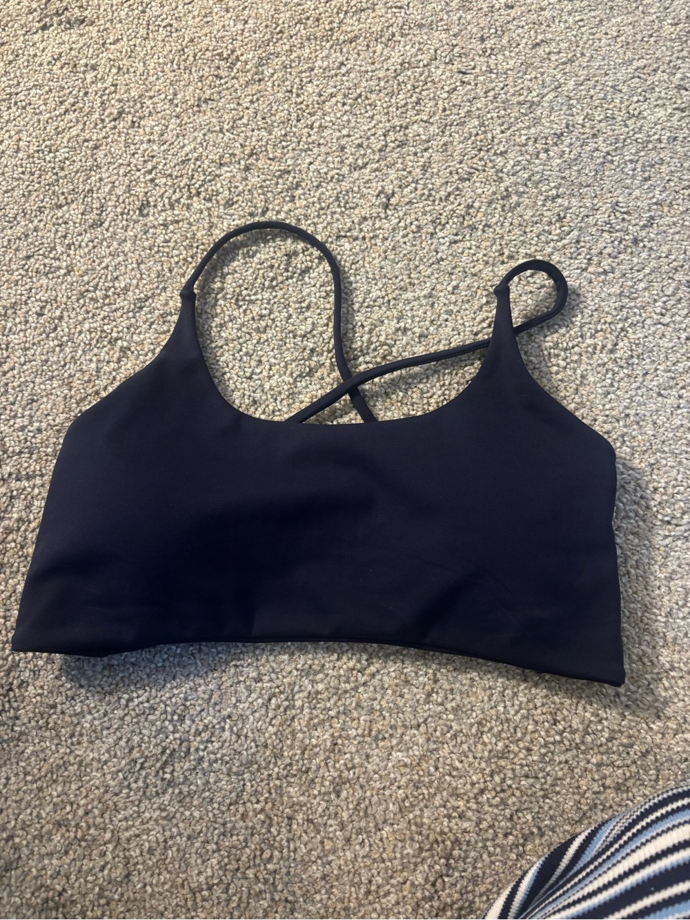 Acta Black Strappy Sports Bra